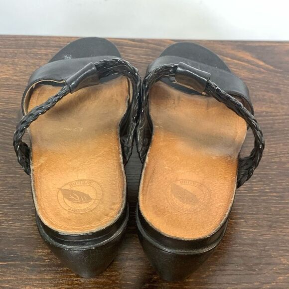 Nurture black, leather mule, 3” heel size 7 - Picture 9 of 9